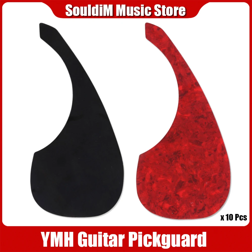

10Pcs Pickguard Acoustic Guitar Pickguard Pick Guard Sticker Turtle Shell Black