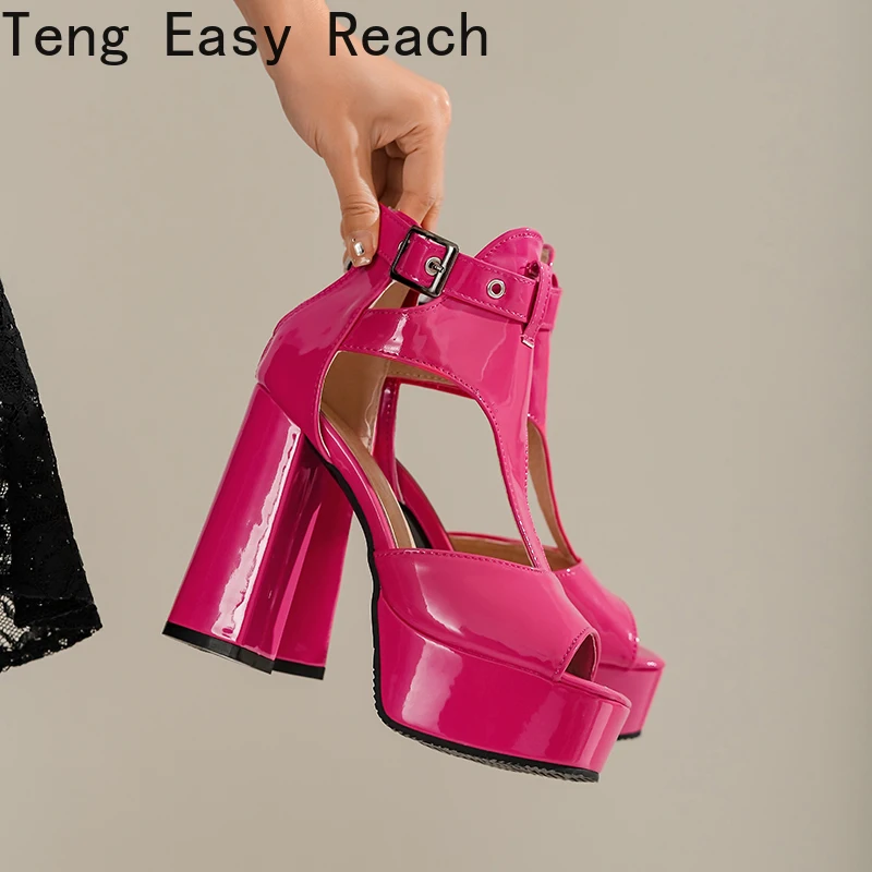 

Sexy Summer Sandals Women Rose High Heels Platform Sandals Peep Toe Platform Heel Shoes Women Summer Shoes