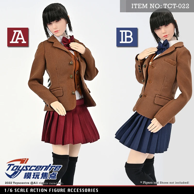 

Игрушечный центр 1/6 JK костюм юбка комплект Женская солдатская школьная форма модель для 12-дюймовой экшн-фигурки Куклы