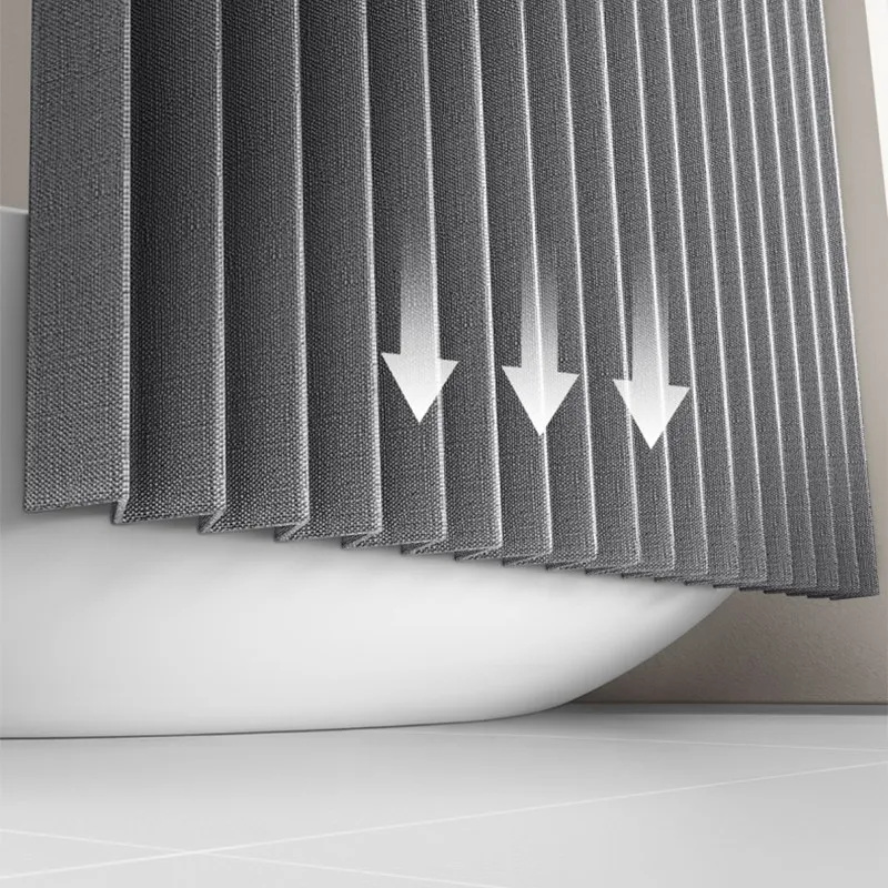 Водонепроницаемая душевая занавеска RUN для ванной комнаты без перфорированной