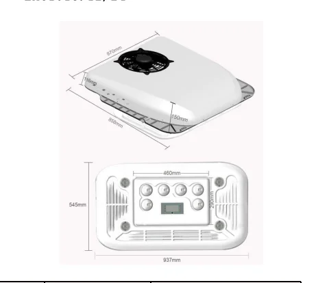 Автозапчасти парковочный кондиционер 12 В постоянного тока Раздельный дизельный