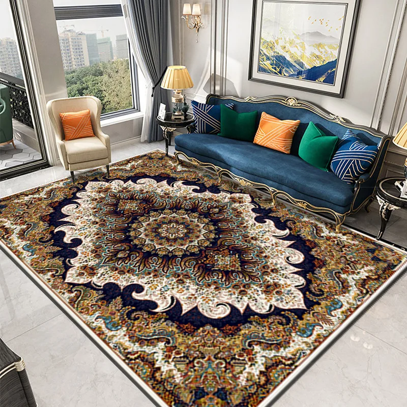 

Turkey Persian Carpet Large Size Carpets Rugs For Living Room Bedroom Sofa Decoration Kitchen Bathroom Non-Slip Floor Mat