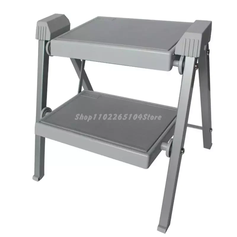 

Kitchen Step Ladder Household Folding Step Stool Indoor Stairs Multifunctional Small Hanging Ladder Two Steps Step Ladder