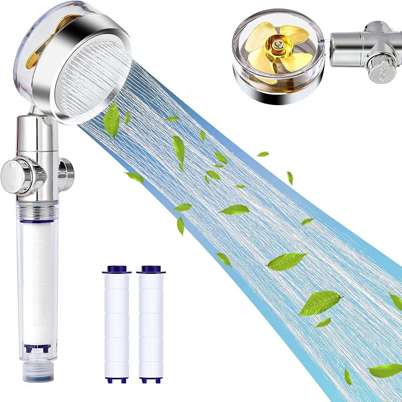 

Водосберегающая душевая головка с турбовентилятором, душевая головка с фильтром и переключателем паузы, душевая головка с гидроструей, съе...