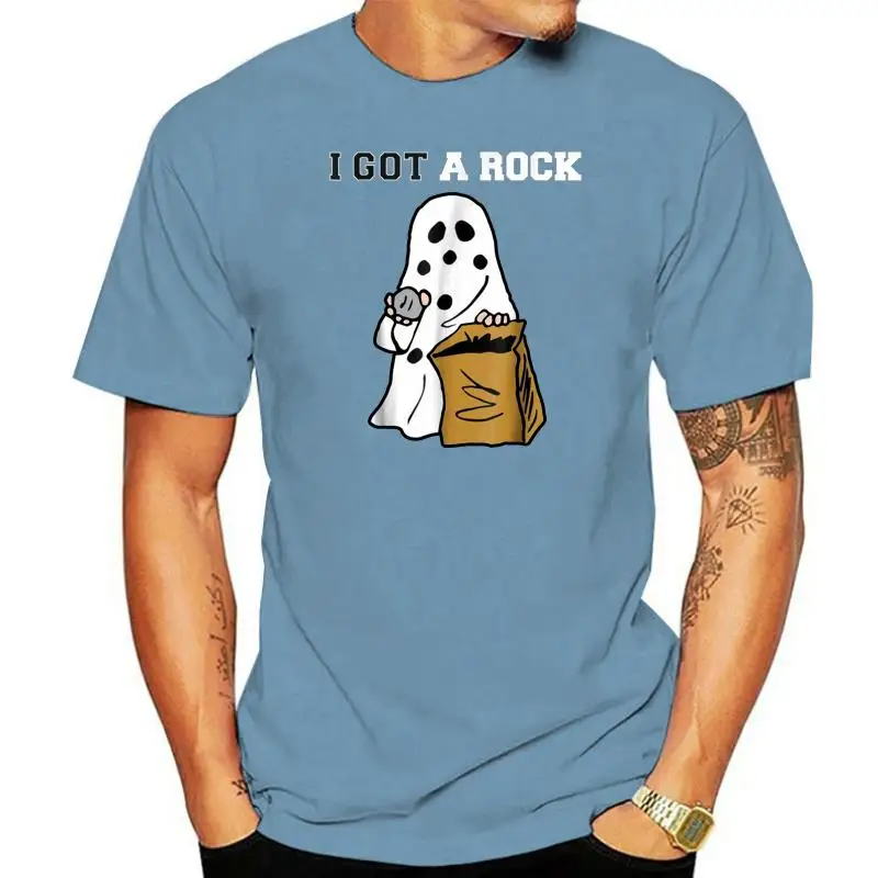 

Black I Got A Rock Halloween Tops Tee T Shirt Men's S-5XL US 100% Cotton Printed Plus Size T-Shirt
