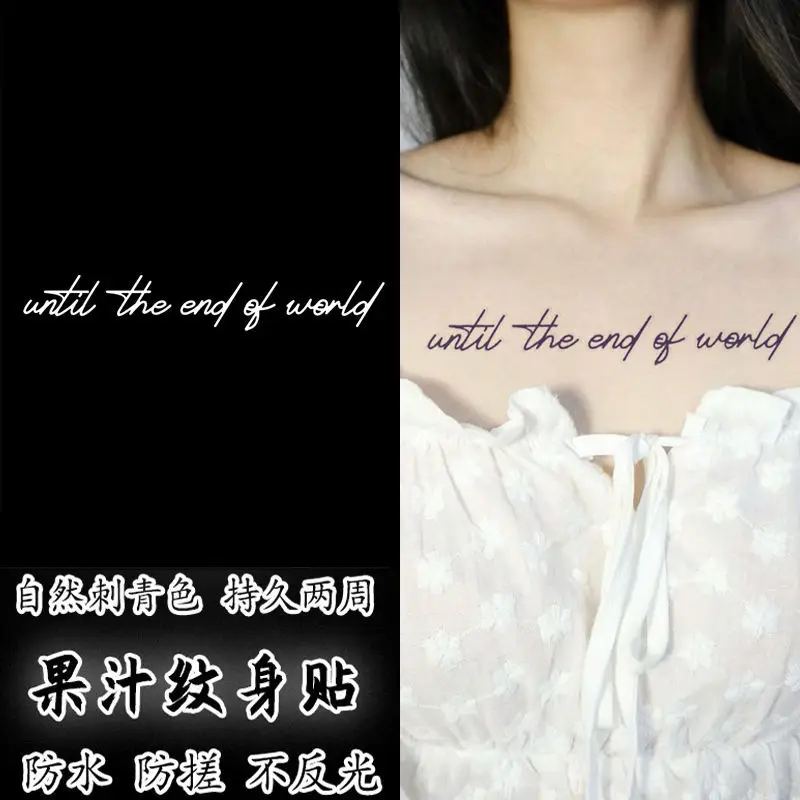 2022 новые индивидуальные английские художественные шрифты водонепроницаемые