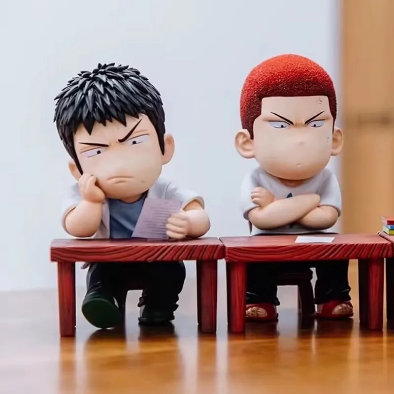 Фото Slam Dunk Shobei Five Tigers тест на макияж мини-статуэтки Q Vision аниме фигурка настольный компьютер украшения детские подарки на день рождения игрушка №3