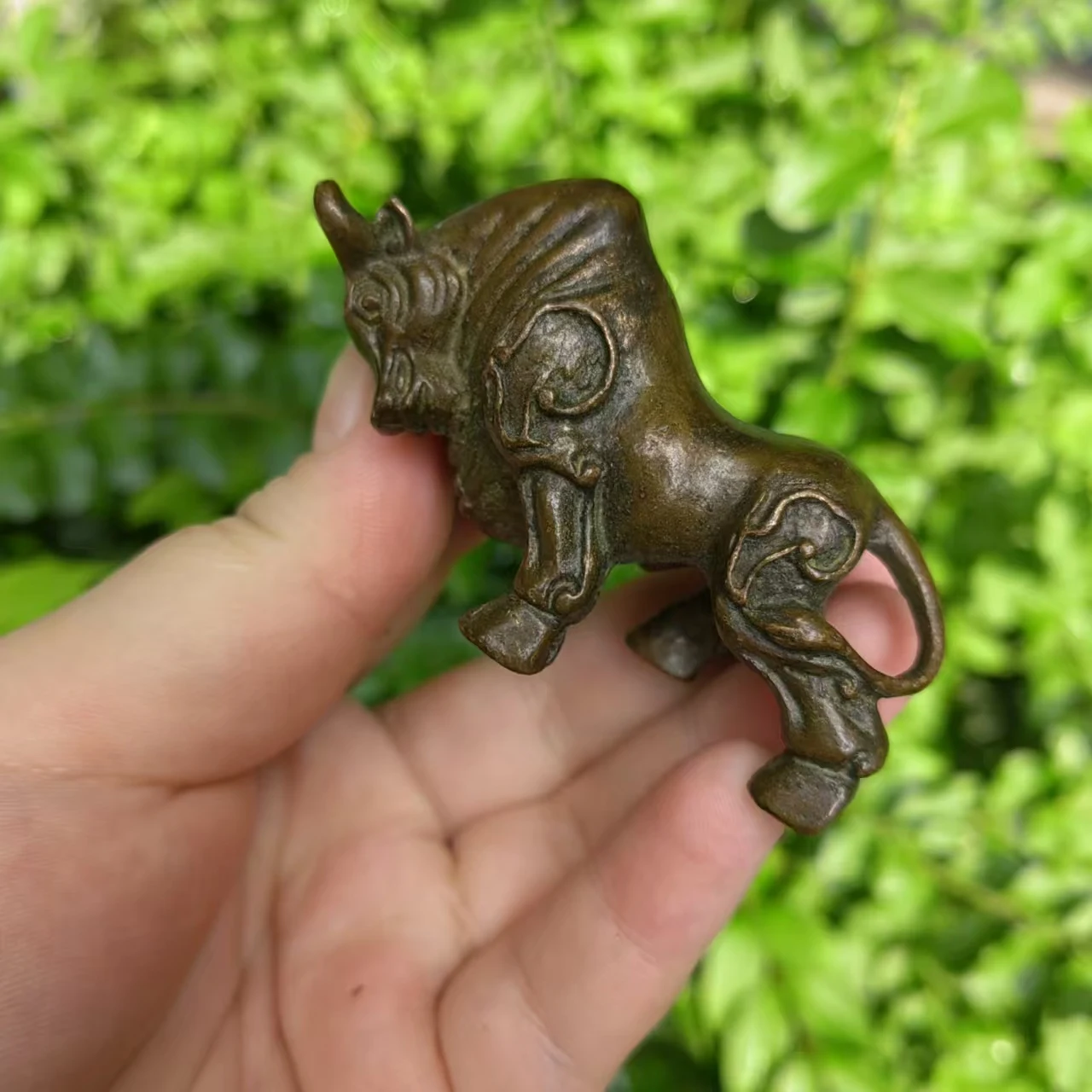 Статуэтка из красной меди для стены и улицы статуэтка латуни современный Декор