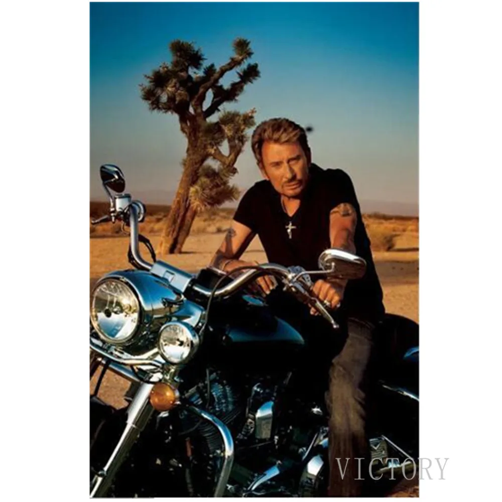 

Johnny Hallyday Picture Diamond Painting 5D Diy Cross Stitch Kit Full Drill Diamond Embroidery Mosaic Art Rhinestone Decoration