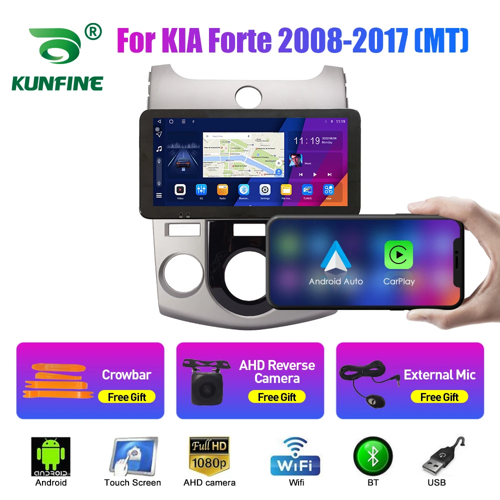 10.33 Inch Car Radio For KIA Forte 2008-17 MT/AT 2Din Android Octa Core Stereo DVD GPS Navigation Player QLED Screen Carplay
