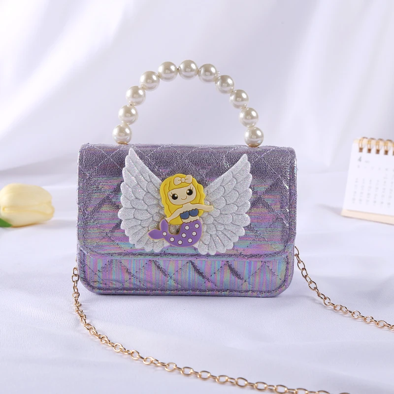Candy-Colored Cute Children's Mini Princess Girl Messenger Portable Coin Purse Fashion Western Style Bag Backpack