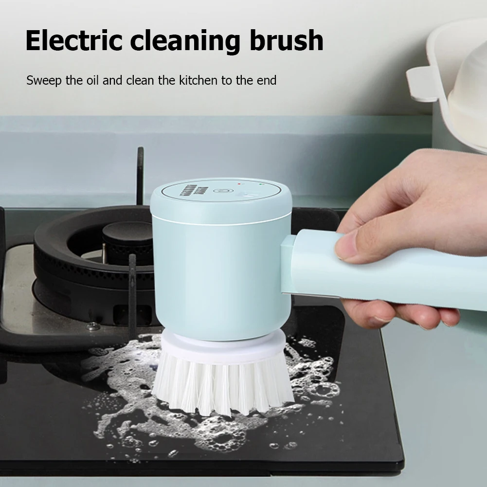 

Электрическая щетка для мытья ванной комнаты, щетка для мытья с зарядкой от USB, ручная щетка для ванны, щетка для мытья ванной комнаты, инстру...