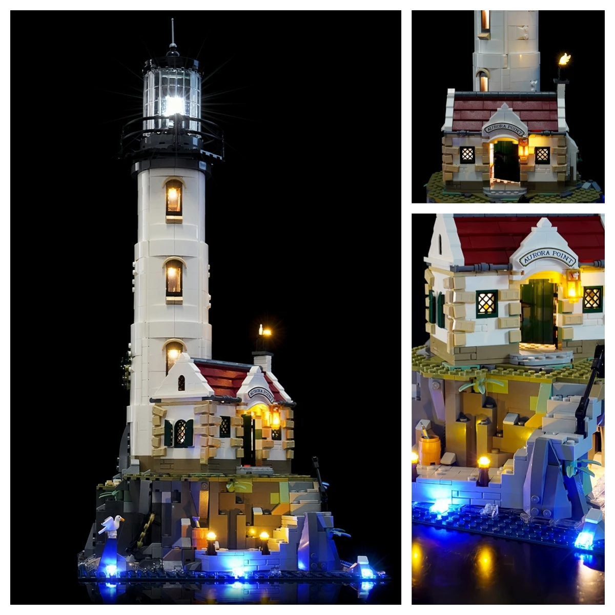 Светодиодные фонари Hprosper для декоративной лампы электрического маяка LEGO 21335, с батарейным блоком (не включает строительные блоки) (art.: 3920ca6c0bbce) - 3920ca6c0bbce
