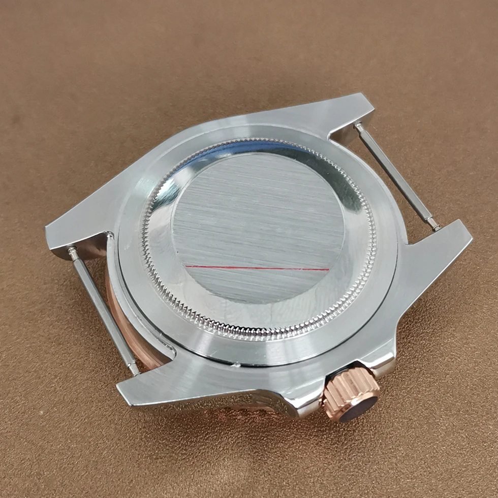 Watch accessories room rose gold watch case 40mm sapphire glass fine steel assembly Japan NH35, NH36 movement