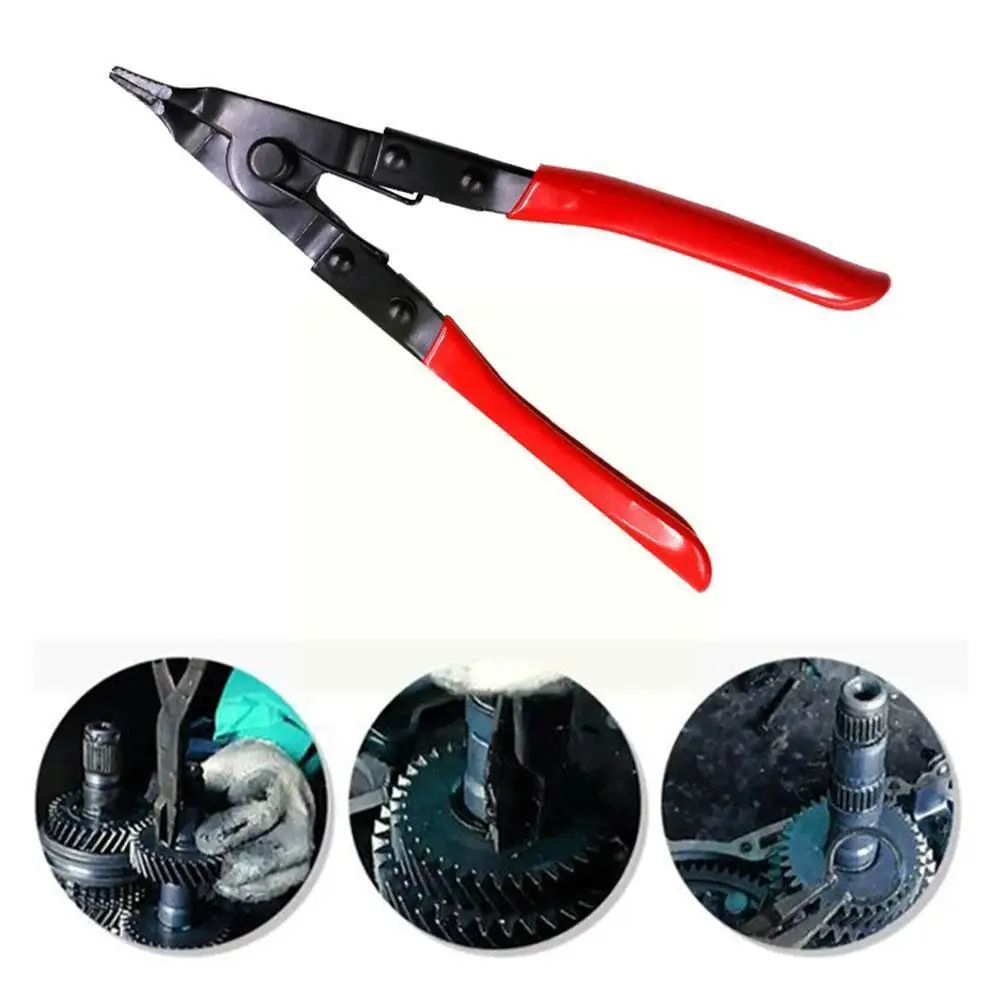 

Flat Nose Pliers for Automatic Transmission Repair Rim Circlip Pliers Flat Jaw Pliers Retaining Spring Assist Tool Anti-sli L3Y1