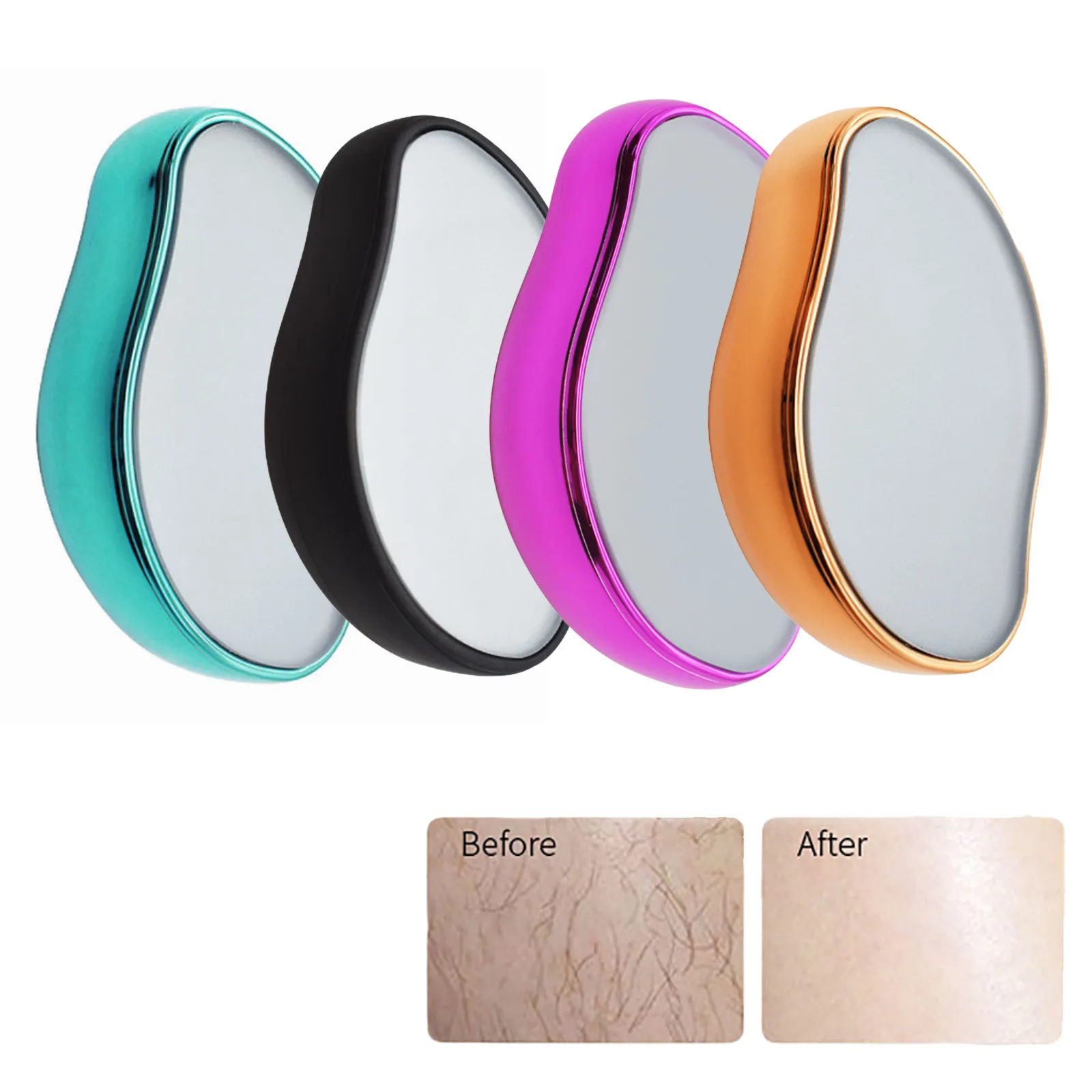 

Physical Hair Removal Painless Safe Epilator Easy Cleaning Reusable Body Beauty Depilation Tool Glass Hair Removal for Men Women