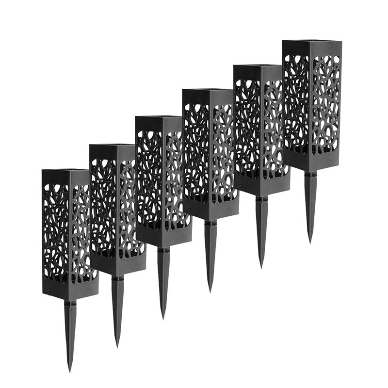 

NEW-6 Pack Headstone Vase Memorial Tombstone Decorations Cemetery Floral Containers With Stakes Drainage Hole