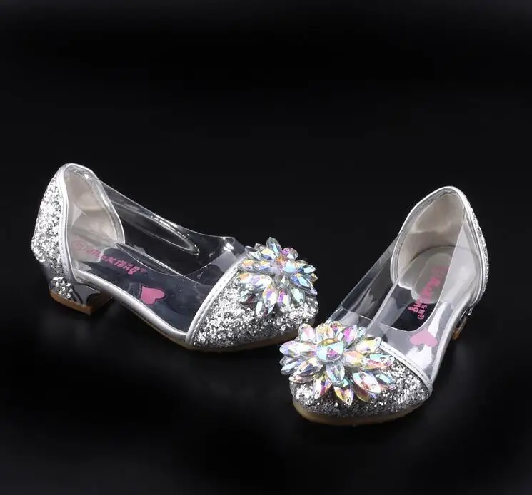 Fashion Princess Crystal Bright Diamond Leather Girl Princess Single Girl Performance High Heels Shoes 5 Fashion Princess Crystal Bright Diamond Leather Girl Princess Single Girl Performance High Heels Shoes 5