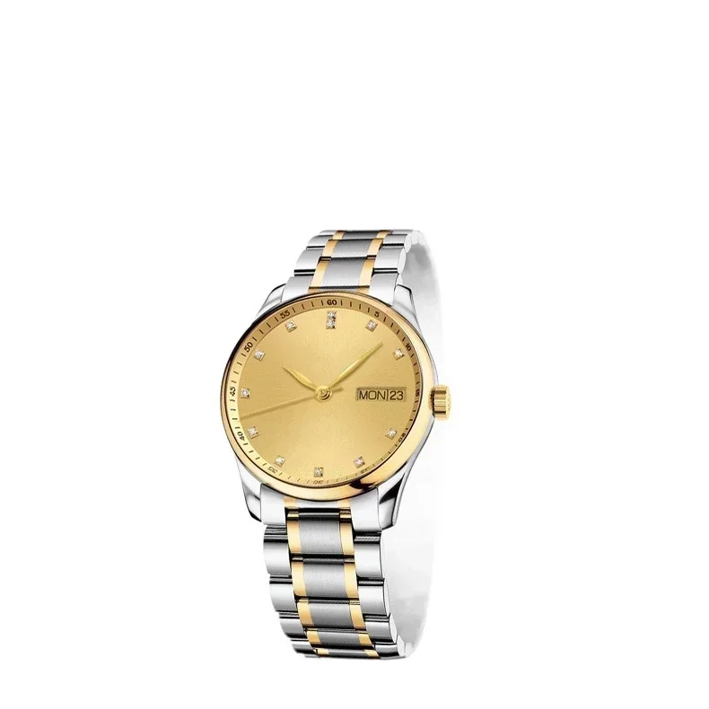 Роскошные новые мужские механические автоматические часы из нержавеющей стали