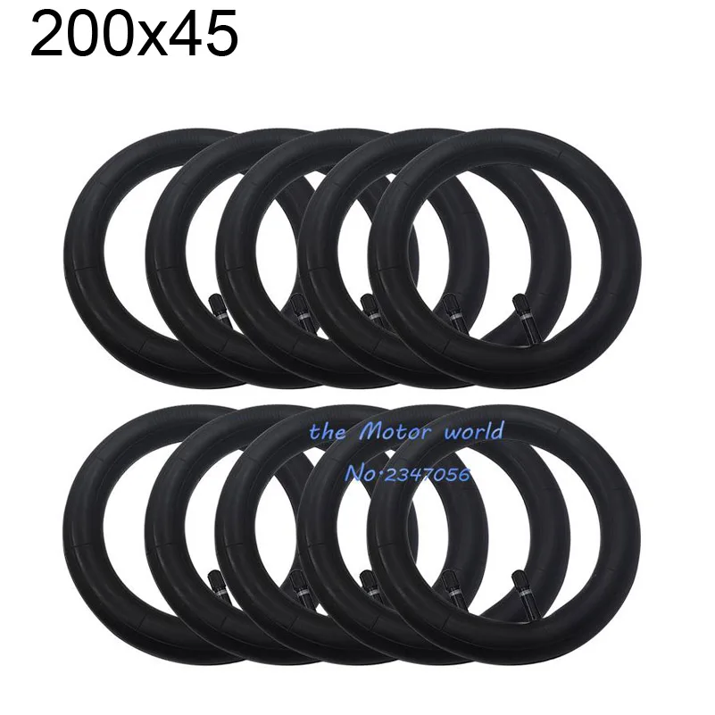 

10 pcs 200x45 Inner Tube 200*45 Inner Tire 8 Inch Inner Camera for Electric Scooter Baby Carriage Parts