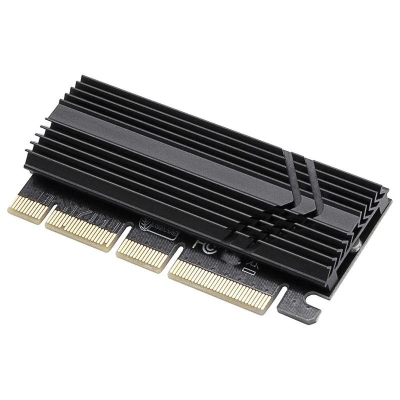 

Плата NVMe, M.2 NVME к адаптеру PCI Express X16, плата расширения контроллера M Key M.2 (NGFF) PCIe для M.2 M-Key NVME SSD