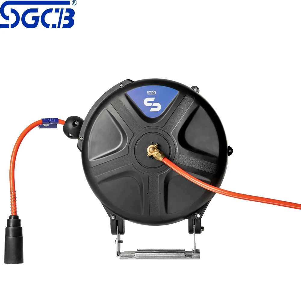 Hose Reel 33 Feet Hybrid Polymer Hose For Workshop Car Wash