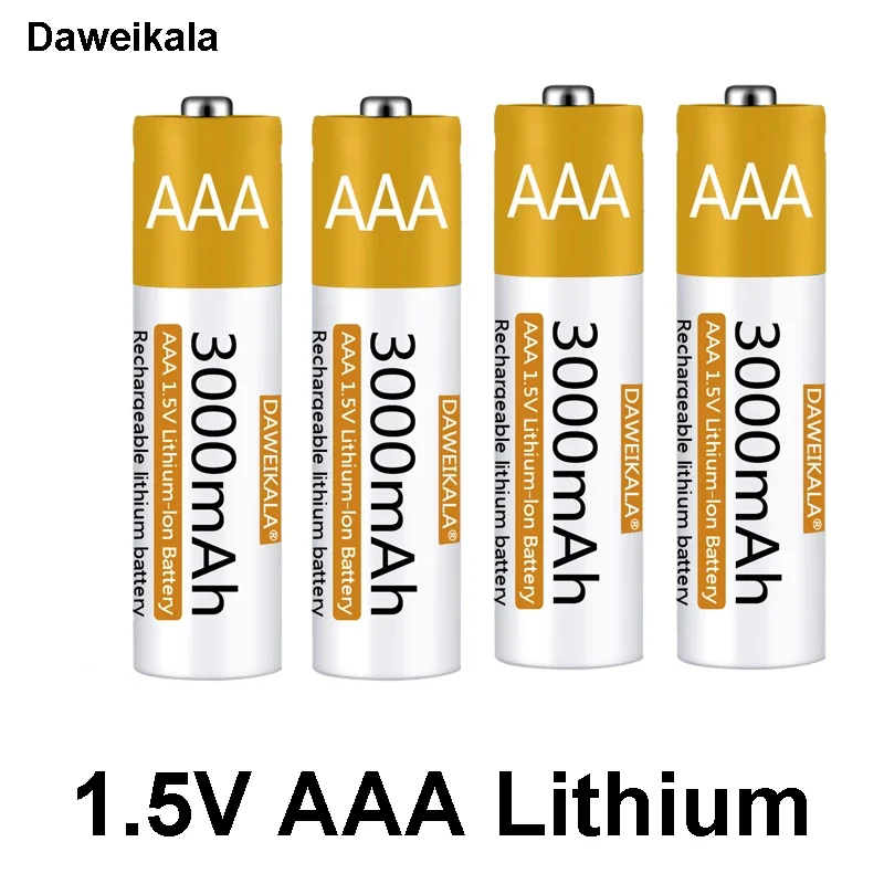 

Литий-ионный аккумулятор Daweikala, 1,5 в, 3000 мАч