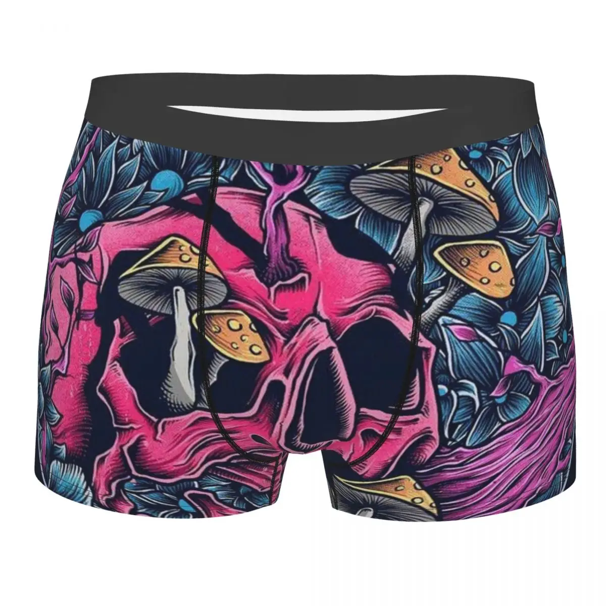 

Мужские трусы-боксеры с 3D-принтом, с черепом