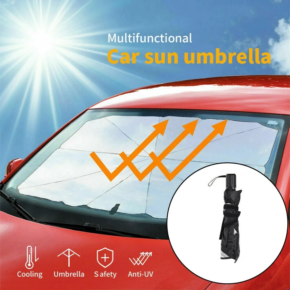 

Car Sunshade Umbrella Car Sun Shade Protector Parasol Summer Sun Interior Windshield Protection Accessories For Auto Shading