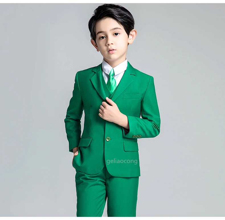 

3 шт., Детский костюм из блейзера, жилета и брюк