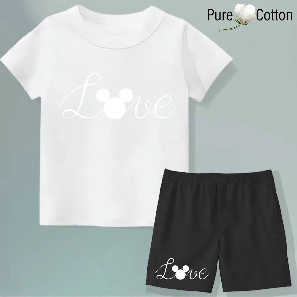 Детский Светящийся В Темноте Костюм Микки Мауса Повседневная Спортивная Одежда