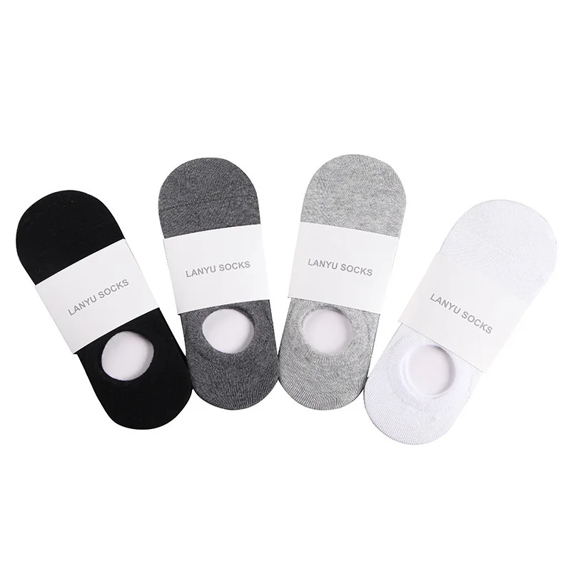 50 Pairs Men Cotton Low Cut Socks Spring Autumn Comfortable Invisible Short Cotton Thin Casual Sports Socks