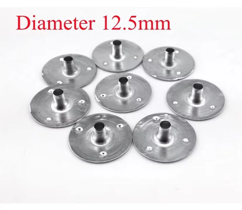 

Набор Из 100 Металлических Держателей Для Фитилей, Серебристые, Для Фиксации Восковых Палочек При Изготовлении Свечей