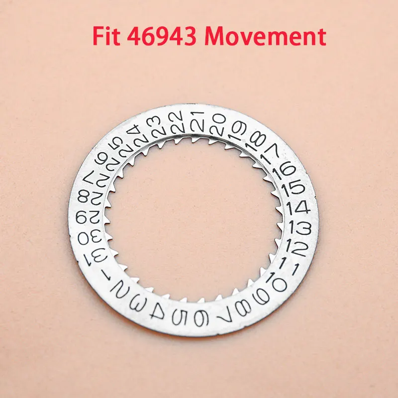 46941 46943 Movement Calendar Stickers Week Date Day Wheel Disc Fit for Oriental Double Lion Watch Aftermarket Replace Parts