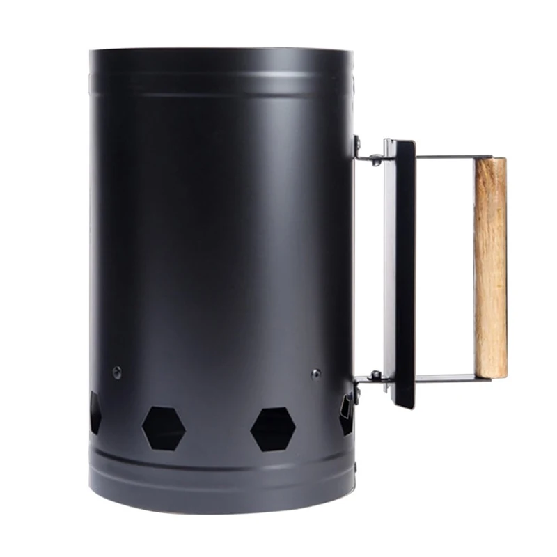 

Portable Barbeque Chimney Charcoal Starter Fire Lighter Bucket Barrel Grilling Camping BBQ Tools Accessories