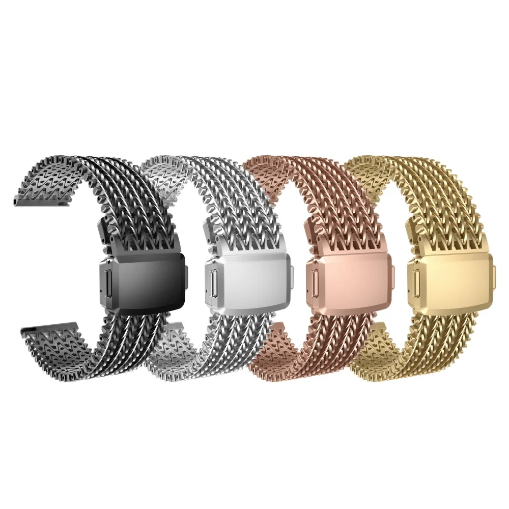 Фото Металлический ремешок 22 мм для Xiaomi Watch S4 S3 S2 S1 Sport Huawei GT5 GT4 GT3 Pro Магнитный миланский ремешок с петлей для Amazfit GTR 4 3 2 2E №3
