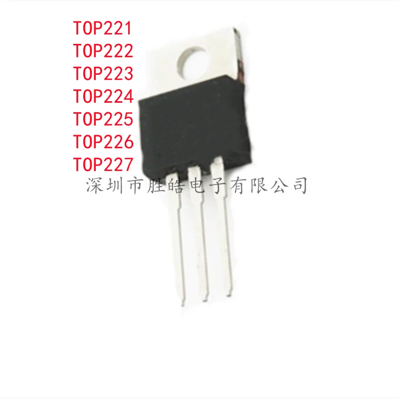 (10PCS)  NEW  TOP221 / TOP222 / TOP223 / TOP224 / TOP225 / TOP226 / TOP227  Y YN  Straight Into The TO-220  Integrated Circuit