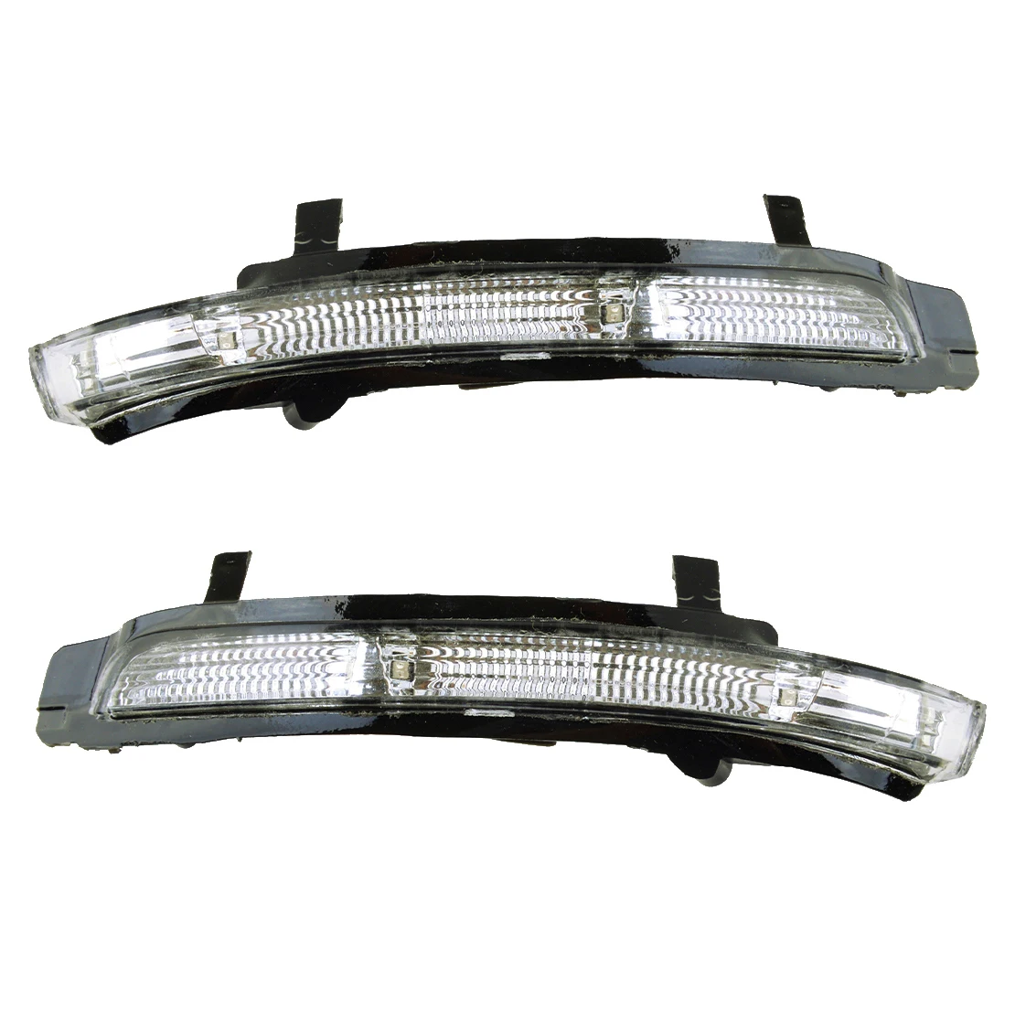 

3T0949101 3T0949102 2Pcs Rearview Wing Mirror Turn Signal Light Indicator Clear Lens Black Housing Fit for Skoda Octavia