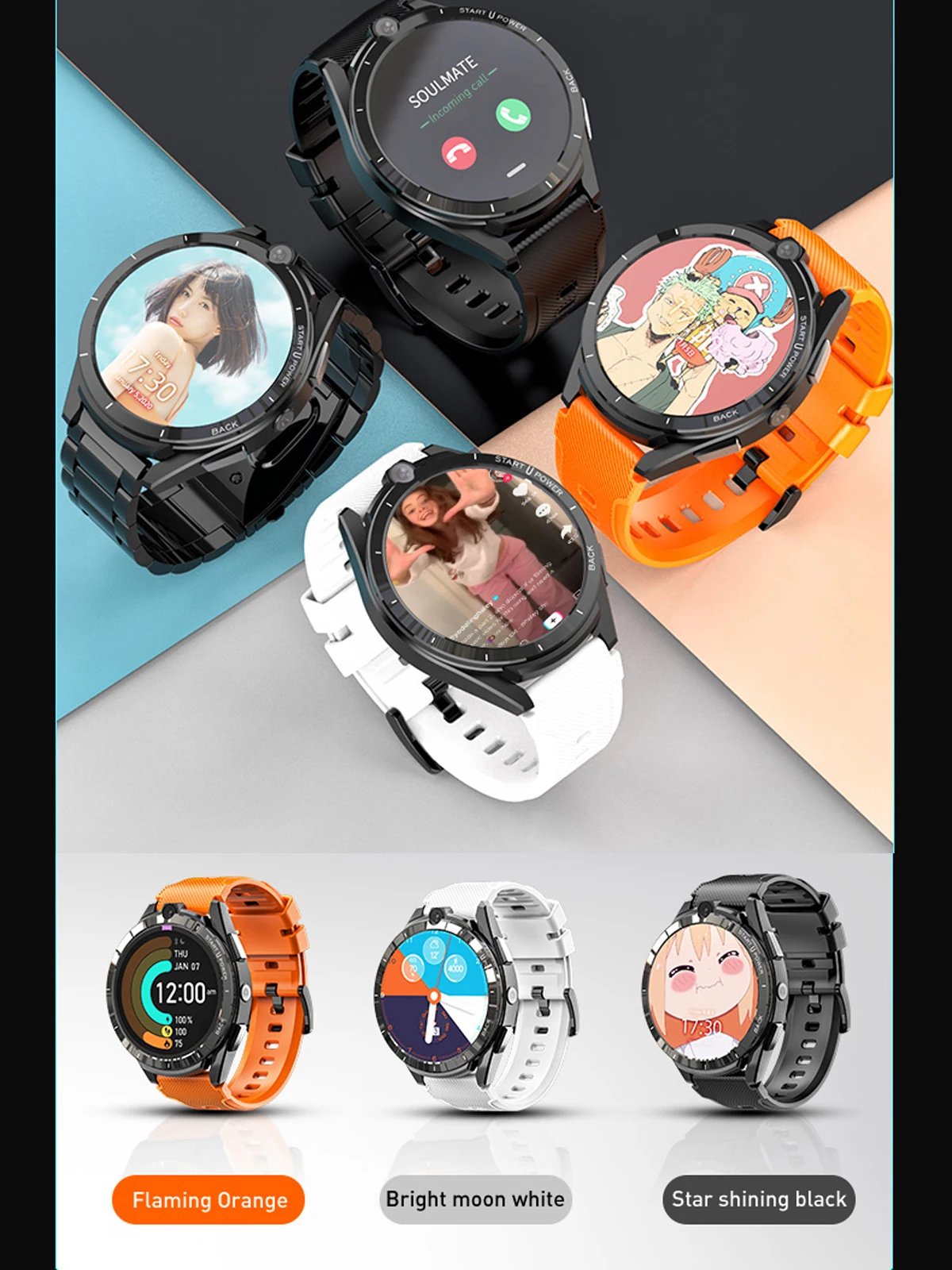 Мужские Смарт-часы LEMFO LEM16 8 ядер 6G 128G 2022 дюйма Android 11 GPS SIM-карта Wi-Fi камера МП 900 мАч