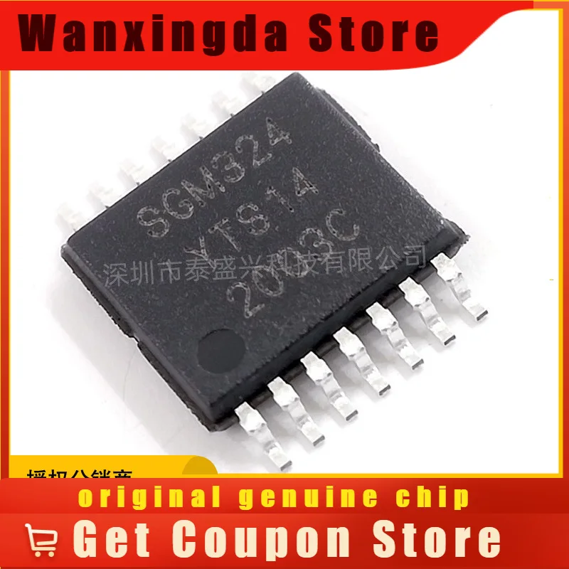 

SGM324 SGM324YTS14/TR TSSOP-14 Original Product / Operational Amplifier IC