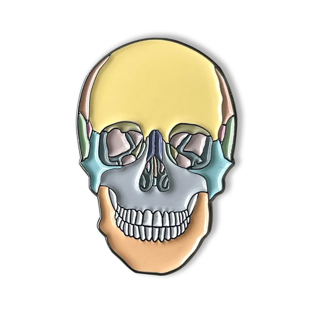 

20 шт., эмалированные булавки в виде черепа