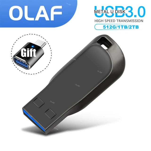 Olaf USB 3.0 flash drive 512GB/1TB/2TB pendrive 512gb 1tb 2tb usb stick pen drive flash High Speed U Disk Metal memory Cle Usb 1