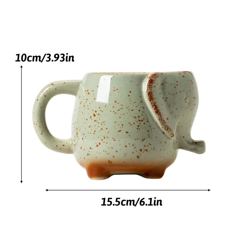 

Керамические кружки с 3D слонами 450 мл