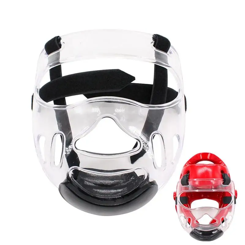 

Sports Protective Mask Helmet Taekwondo Helmet Mask Face Shield Head Shield Removable Adult Men And Women Half Cover Helmet