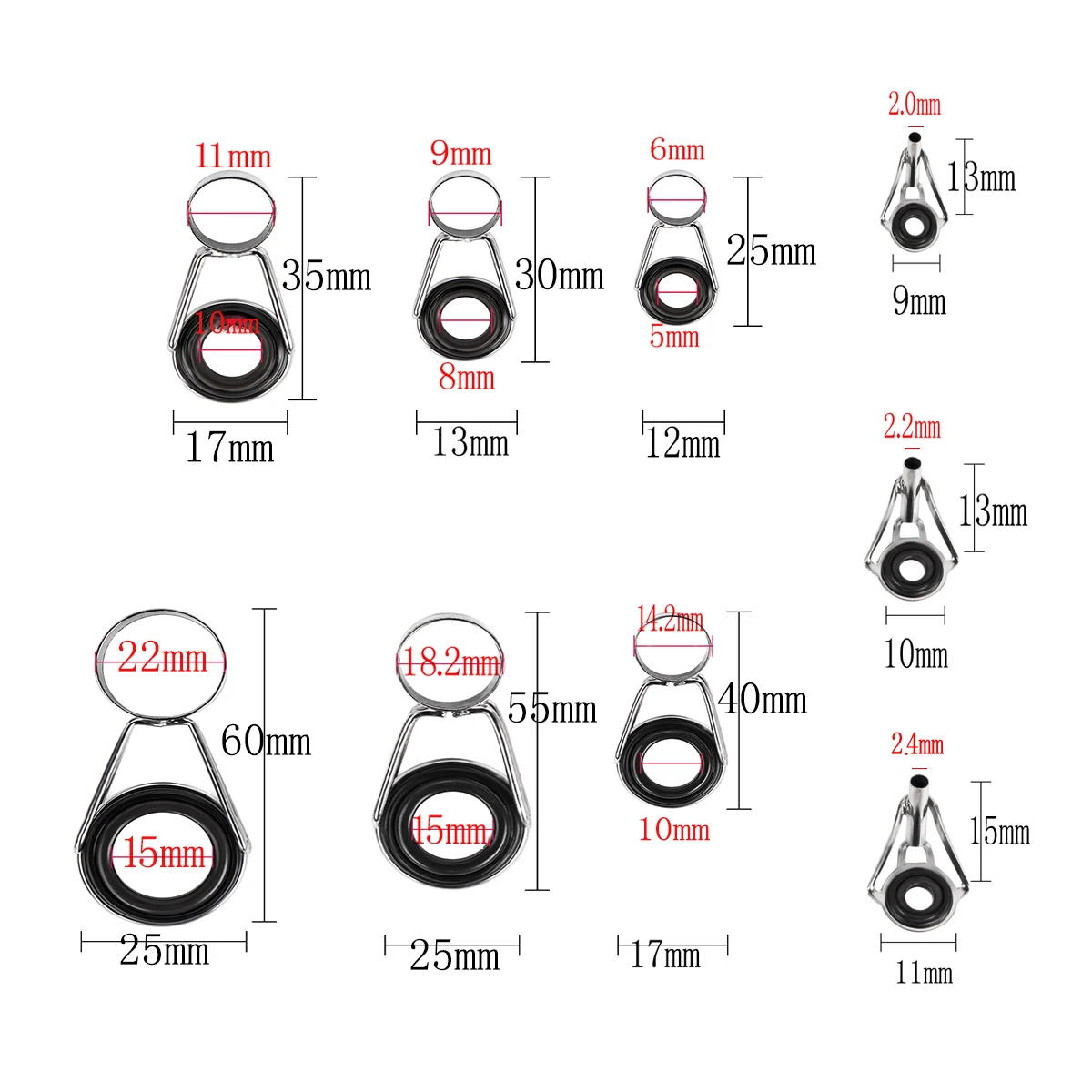 anillas caña telescopica – Compra anillas caña telescopica con envío gratis  en AliExpress version