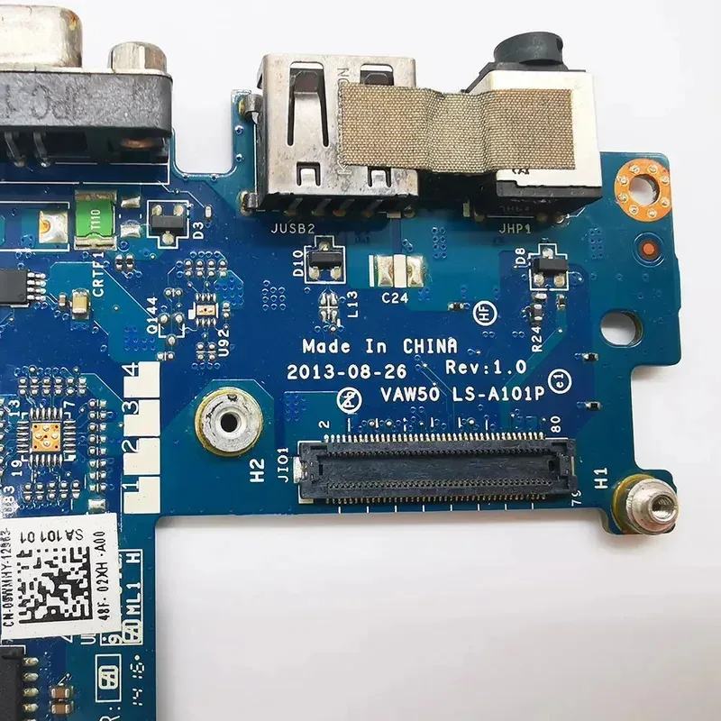 Фото Аудиоинтерфейсная плата для ноутбука с USB, VGA, сетевым разъемом RJ45 LAN для Dell Latitude E5540 VAW50 LS-A101P 09WMHY HN №4