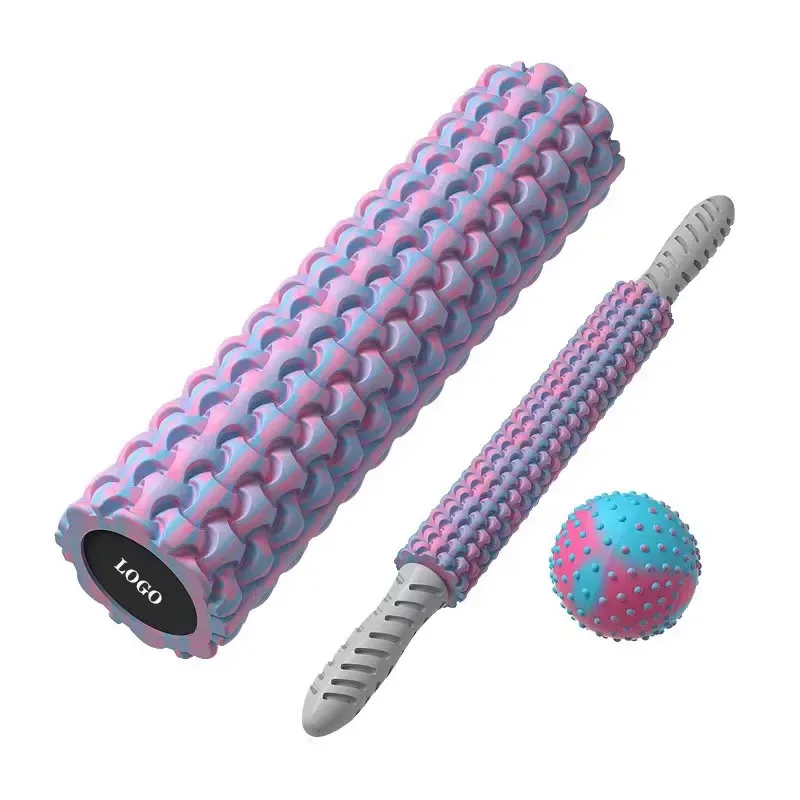 EVA пенопластовый ролик Массажная палочка Массажный мяч Аксессуары для йоги фитнес ролик для йоги массажный ролик на заказ