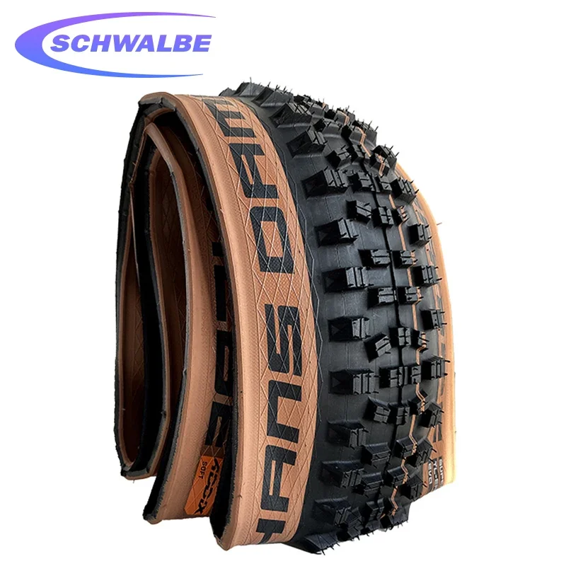 SCHWALBE оригинальные HANS DAMPF 29x2 35 бескамерные складные шины с бронзовым краем для