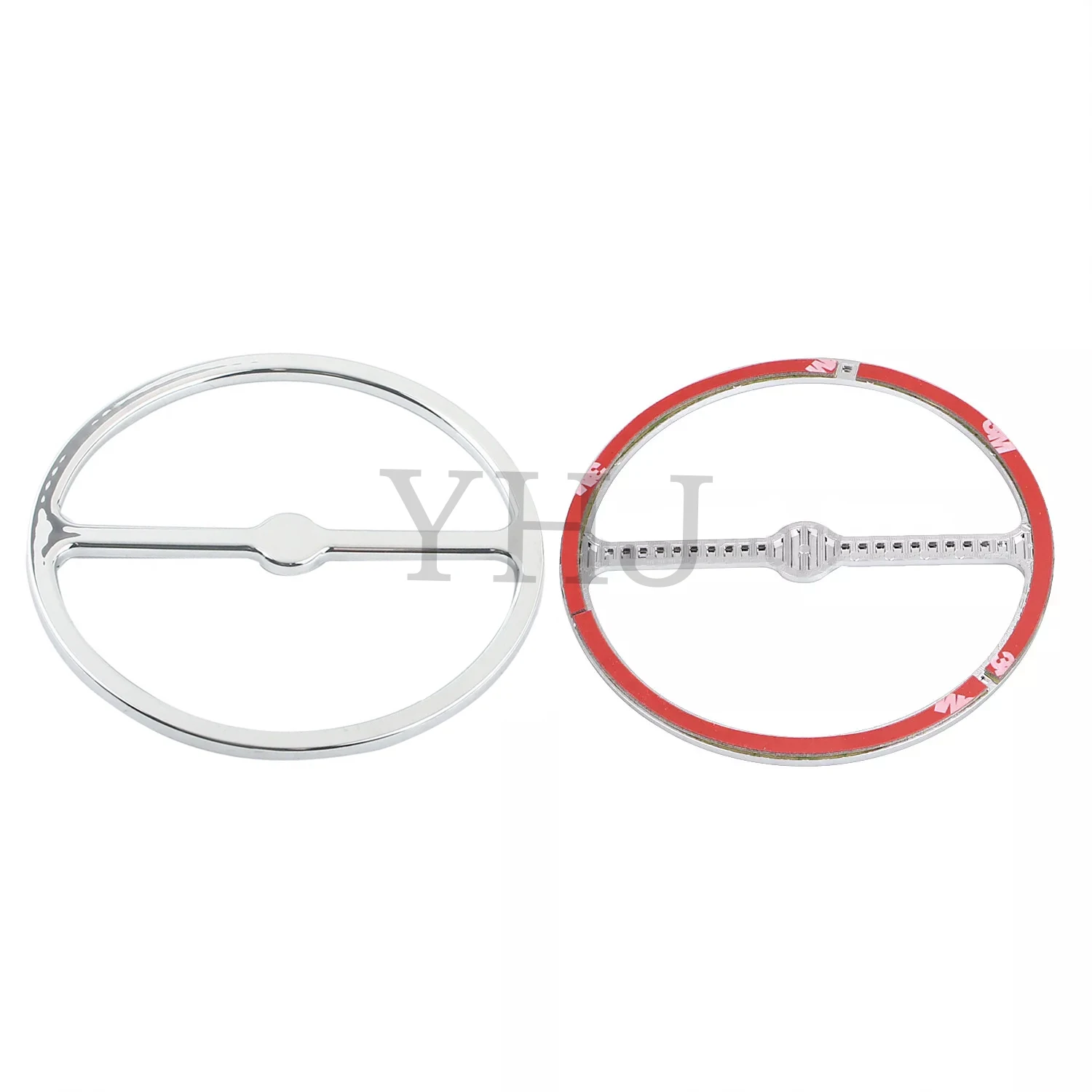 1 пара накладок на кольцо динамика мотоцикла хромированная крышка для Harley Electra Glide