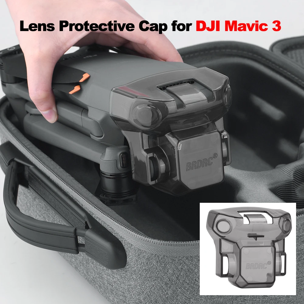 Защитная крышка объектива для DJI Mavic 3 Drone Gimbal Camera Lens Встроенная защитная